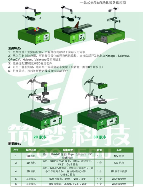 機器視覺實驗室建設方案（本科）